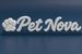 Pet Nova logotyp mörkblå